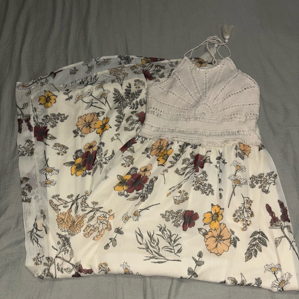 Maurices Yellow Floral Dress